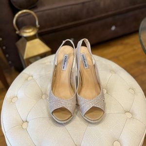 Glitter Espadrille Wedge